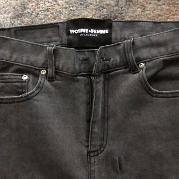 all black homme femme jeans